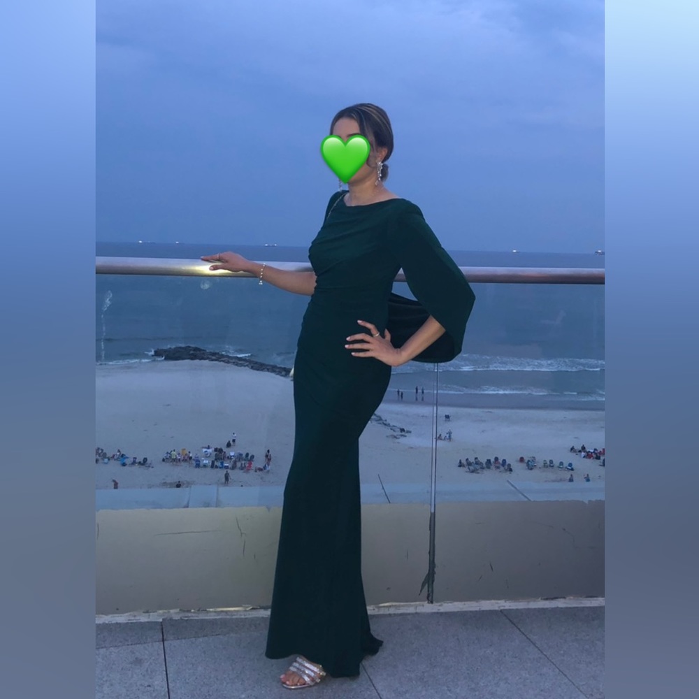 Emerald green dress